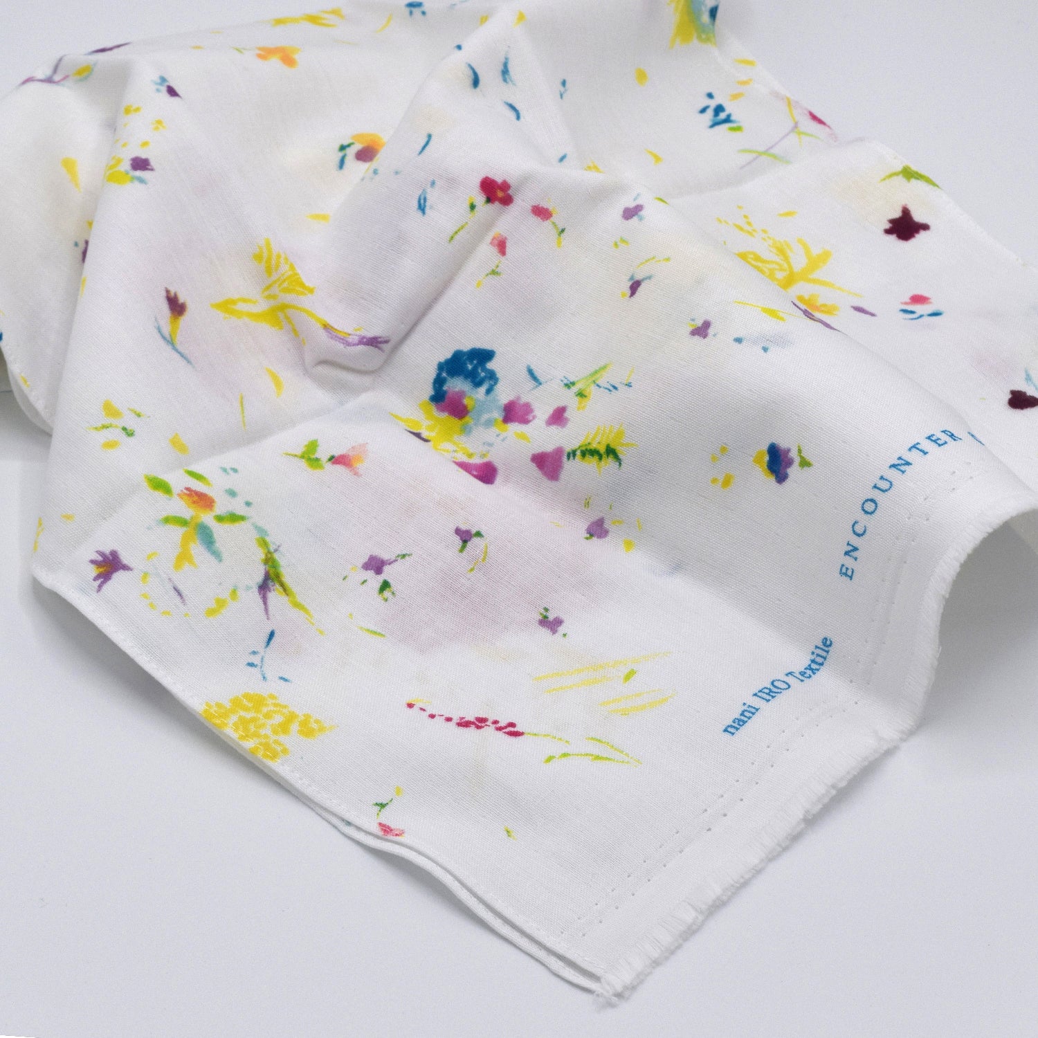 [Kokka Lifestyle] nani IRO Double Gauze Tenugui - White - Image 4