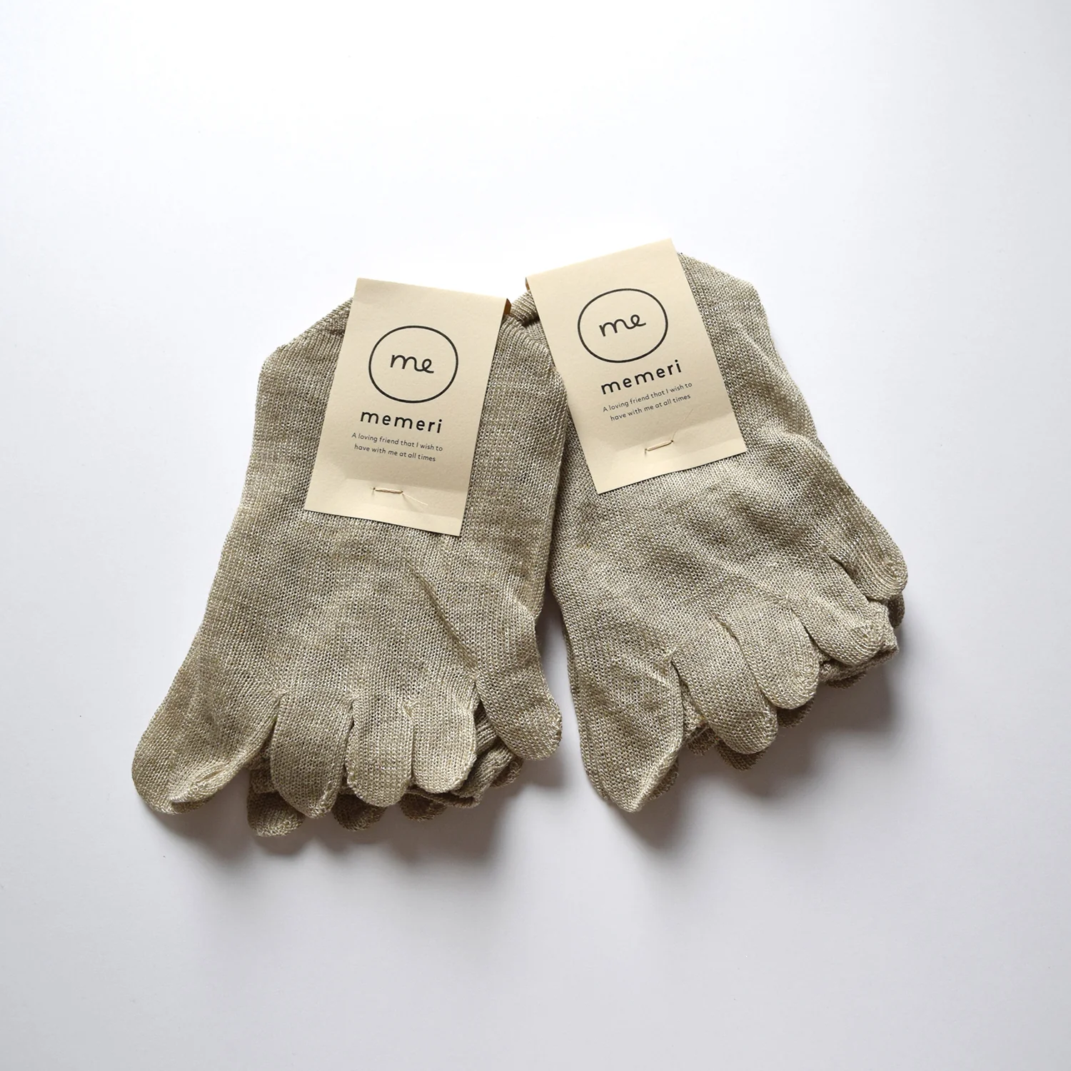 [Kokka Lifestyle] Silk Linen Five Fingers Socks - Image 4