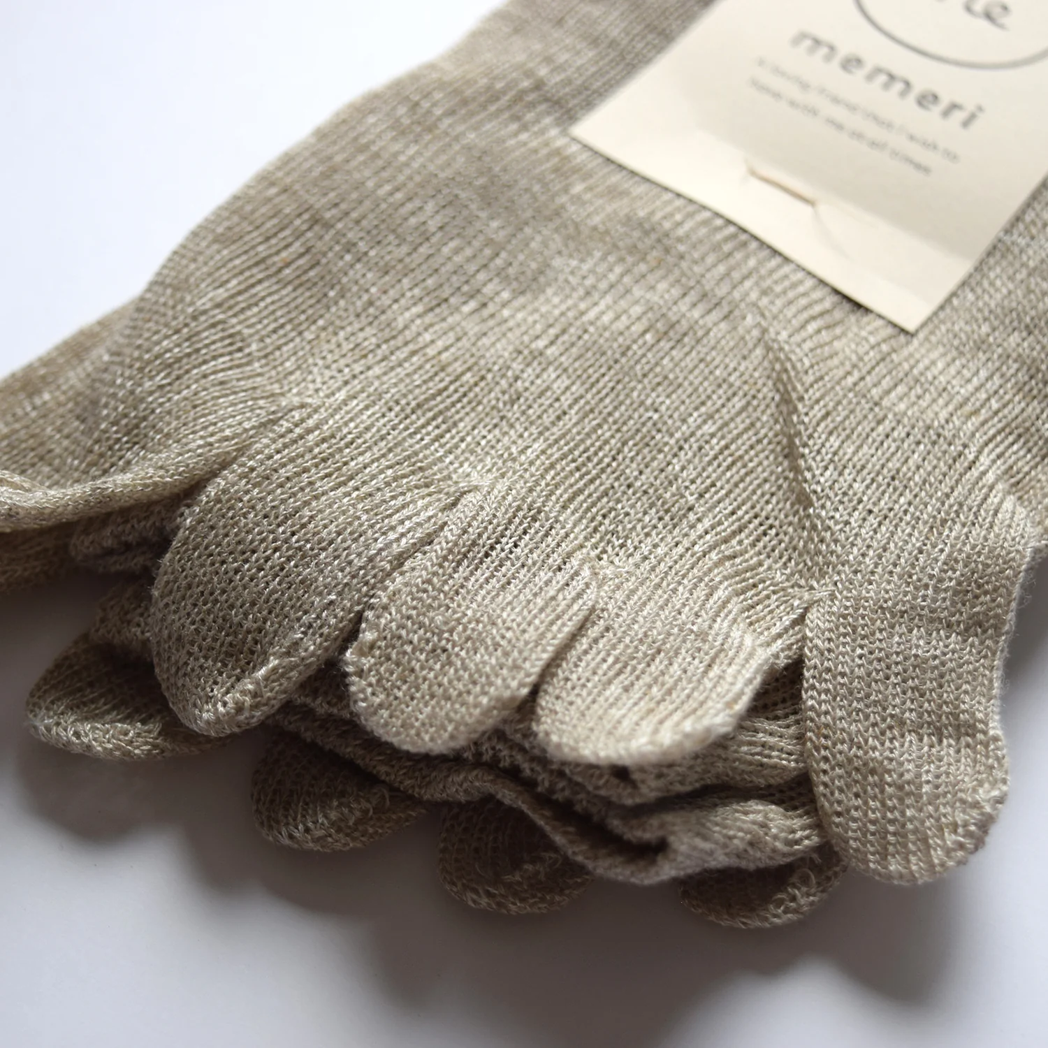 [Kokka Lifestyle] Silk Linen Five Fingers Socks - Image 5