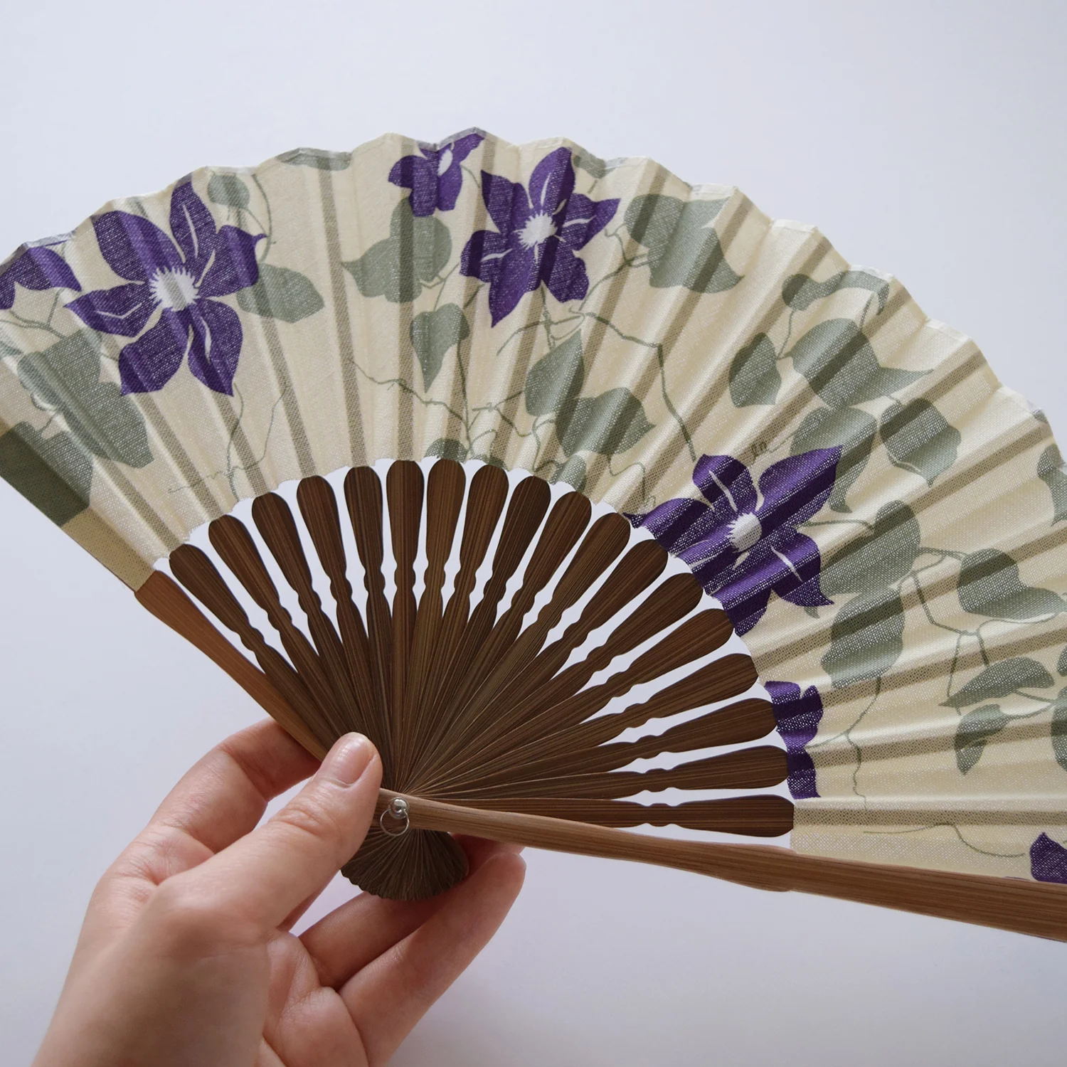[Kokka Lifestyle] Tenugui Folding Fan - Image 7