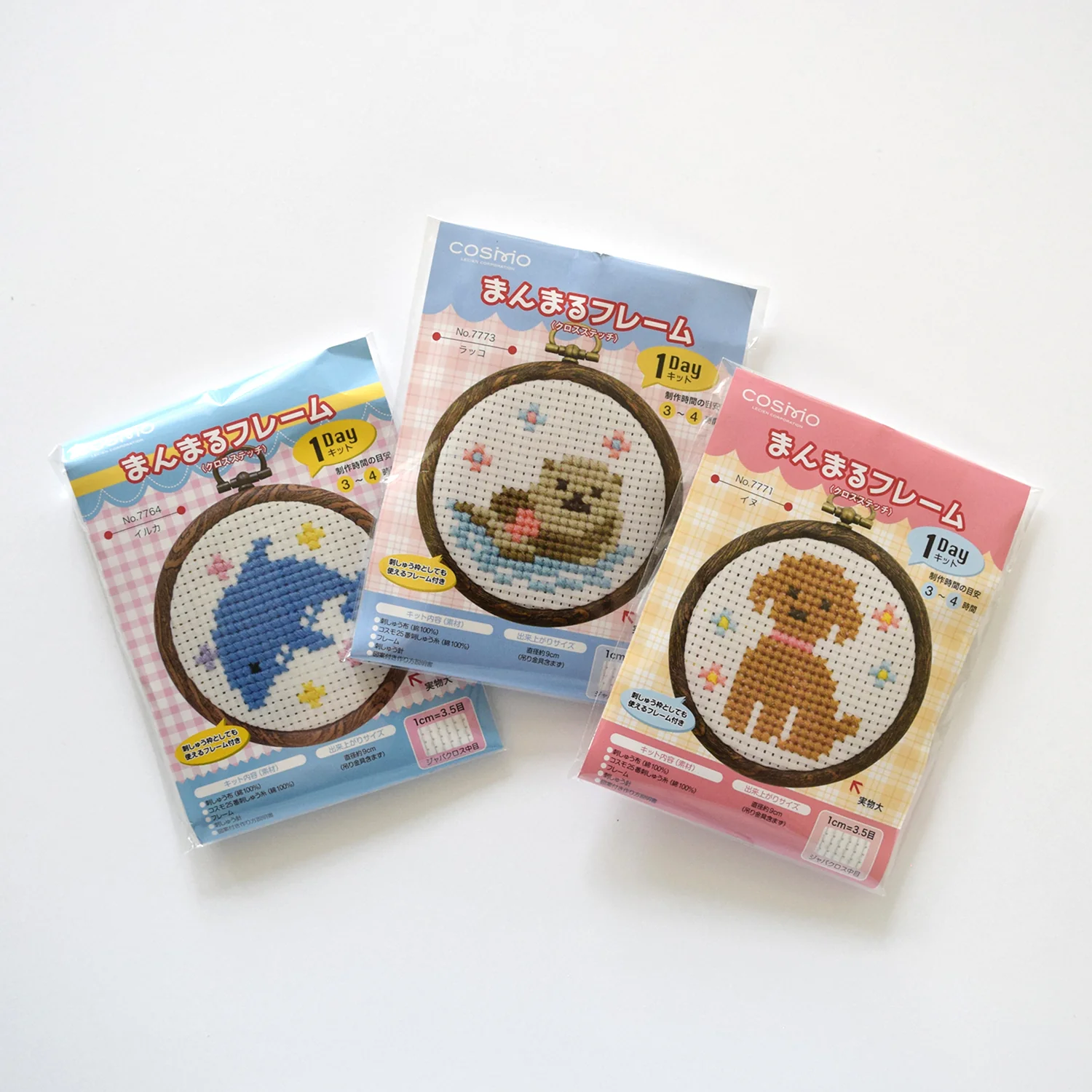 Mini Round Frame Cross Stitch Kit