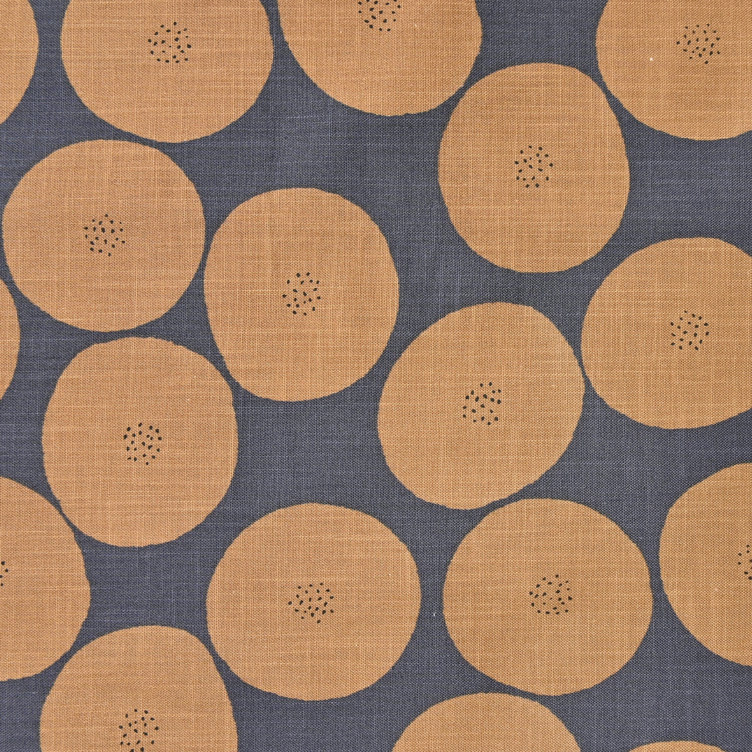 MUDDY WORKS Anpan Cotton Lightweight Canvas - Grey x Brown (Kokka Exclusive) EKX-1140 - Image 2