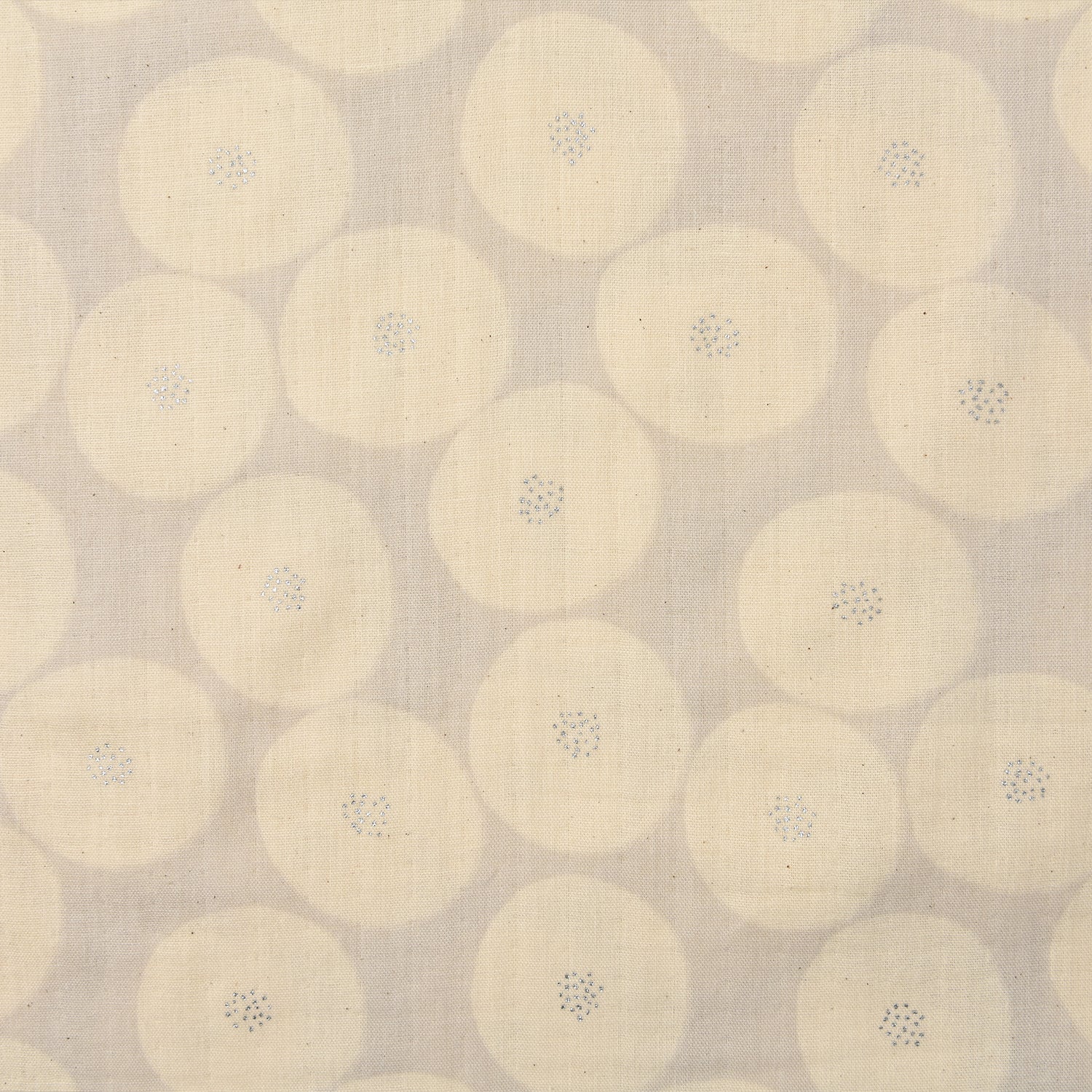 MUDDY WORKS Mini Anpan Cotton Double Gauze - Grey x White x Silver Glitter