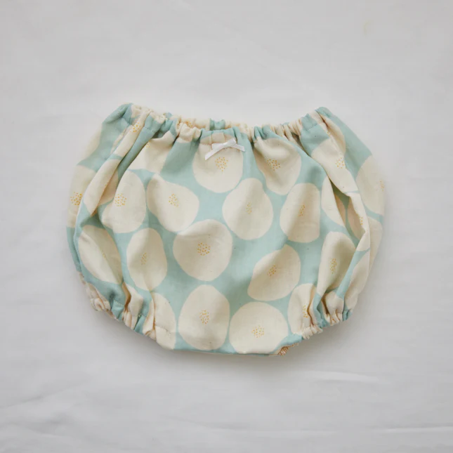MUDDY WORKS Mini Anpan Cotton Double Gauze - Aqua Blue x Silver Glitter - Image 13