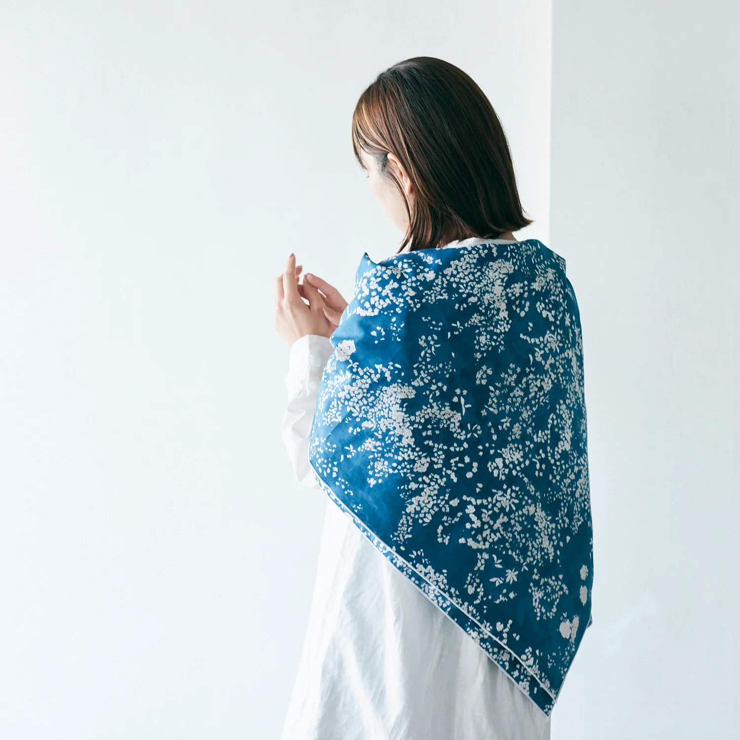[Kokka Lifestyle] nani IRO Cotton Silk Furoshiki - Image 2