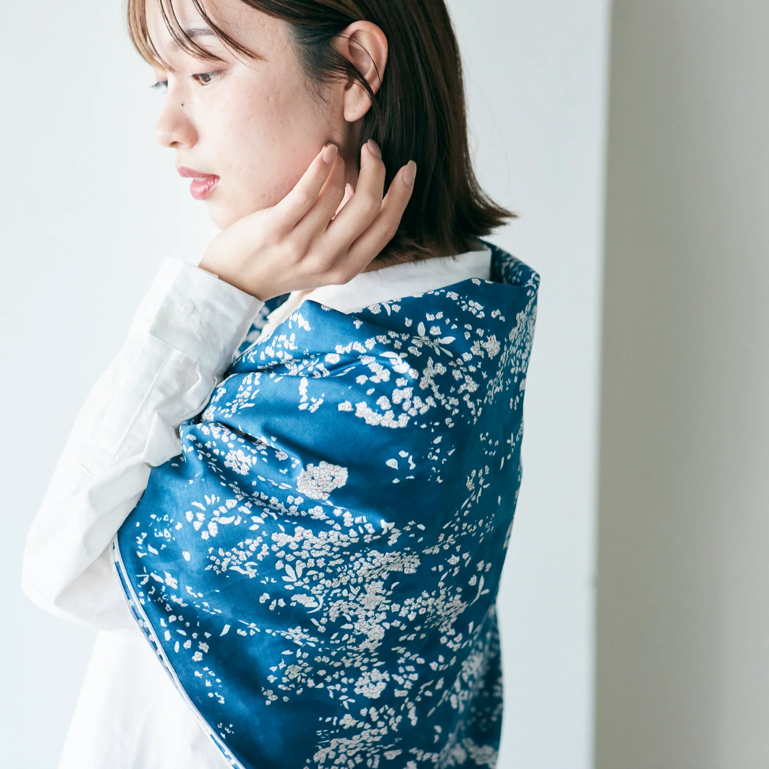 [Kokka Lifestyle] nani IRO Cotton Silk Furoshiki - Image 6