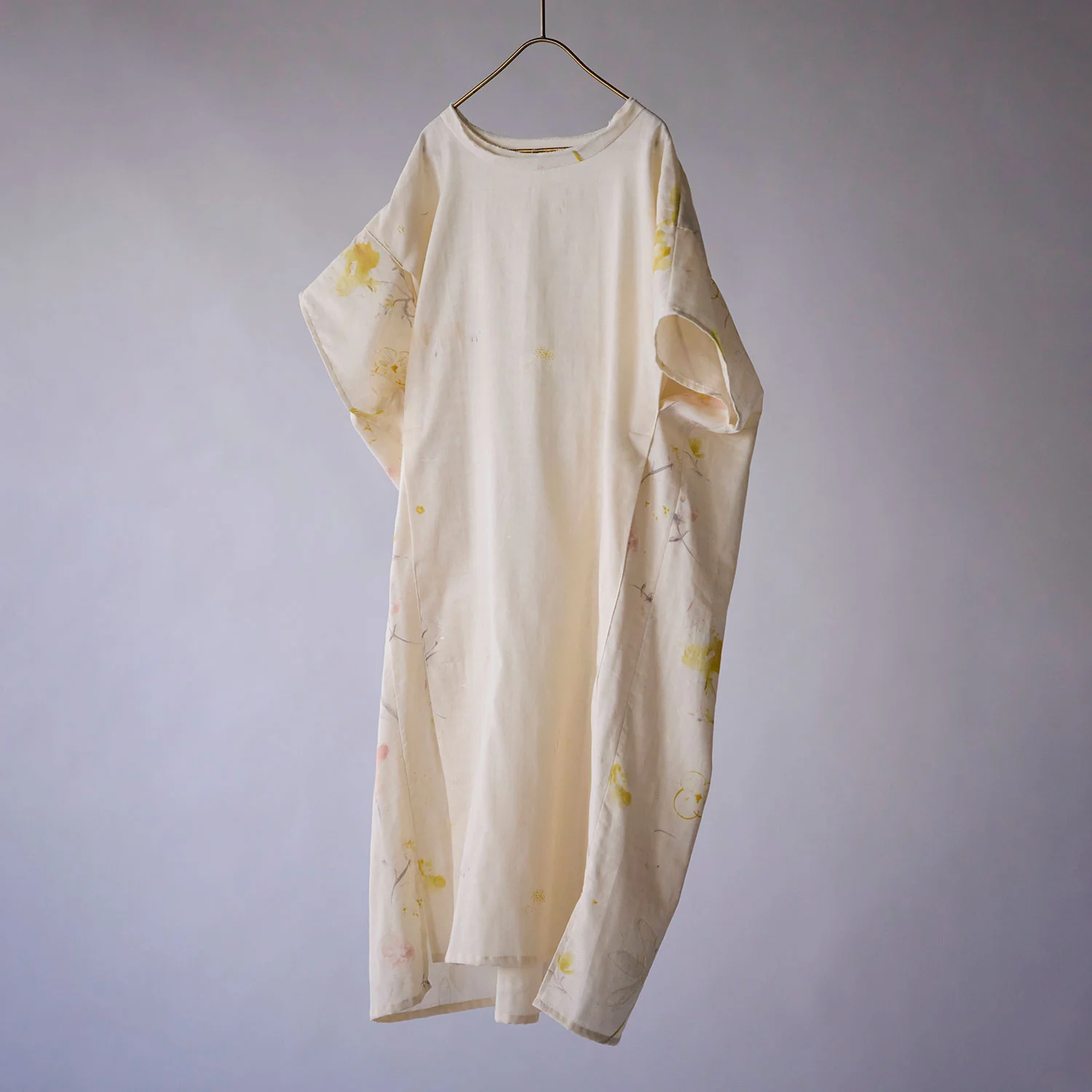 nani IRO Hana no toki niwa Organic Cotton Double Gauze - Light Beige EGX-11440-1 - Image 5