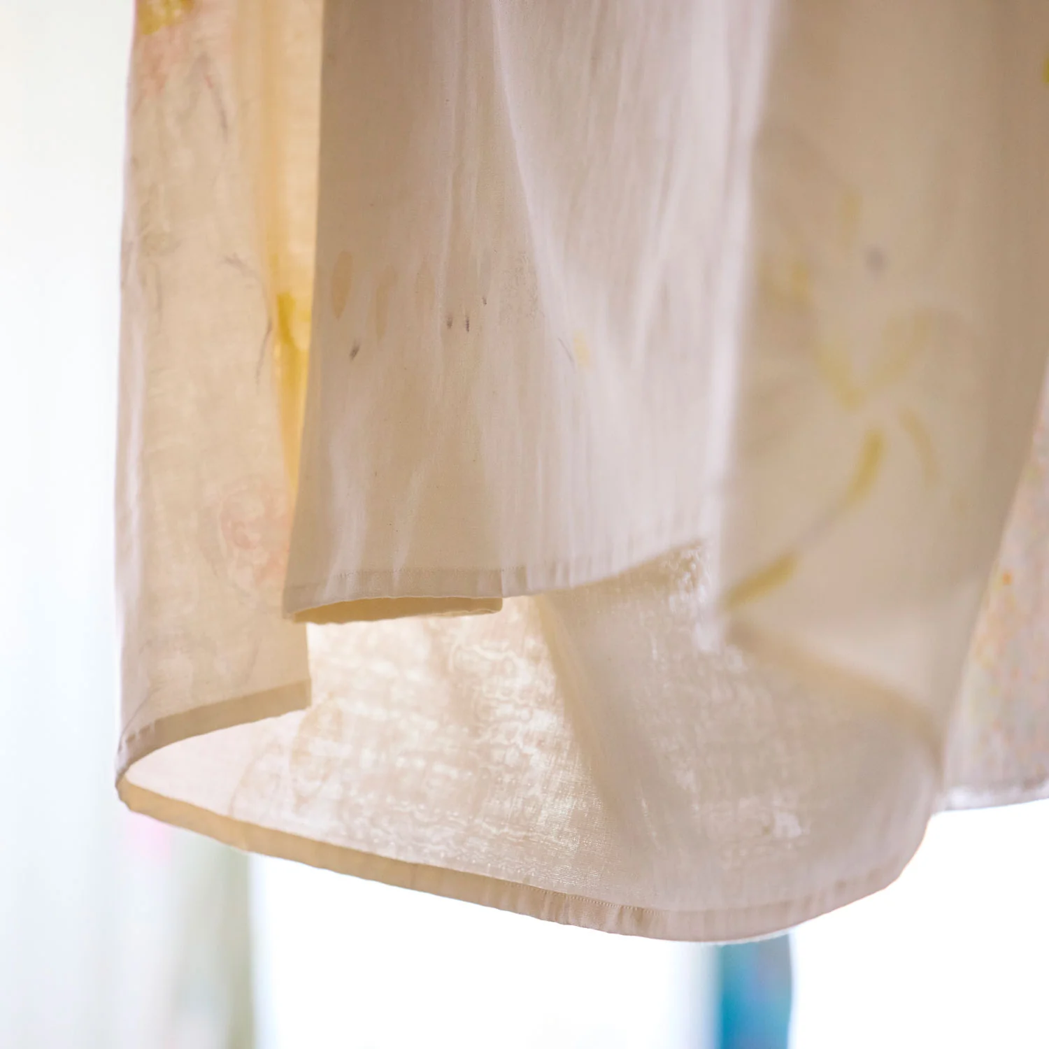 nani IRO Hana no toki niwa Organic Cotton Double Gauze - Light Beige EGX-11440-1 - Image 6