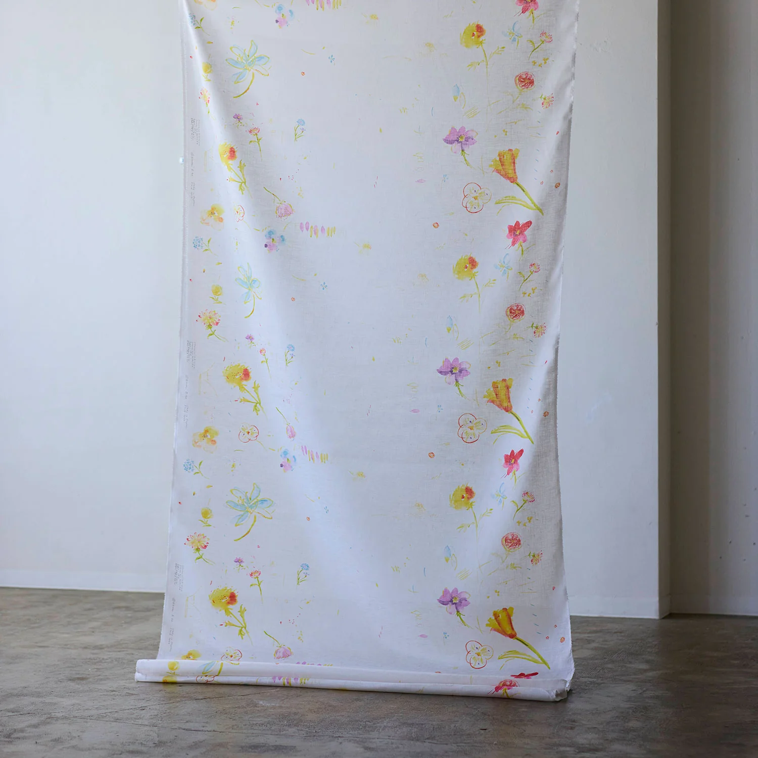 nani IRO Hana no toki niwa Organic Cotton Double Gauze - Light Beige EGX-11440-1 - Image 8