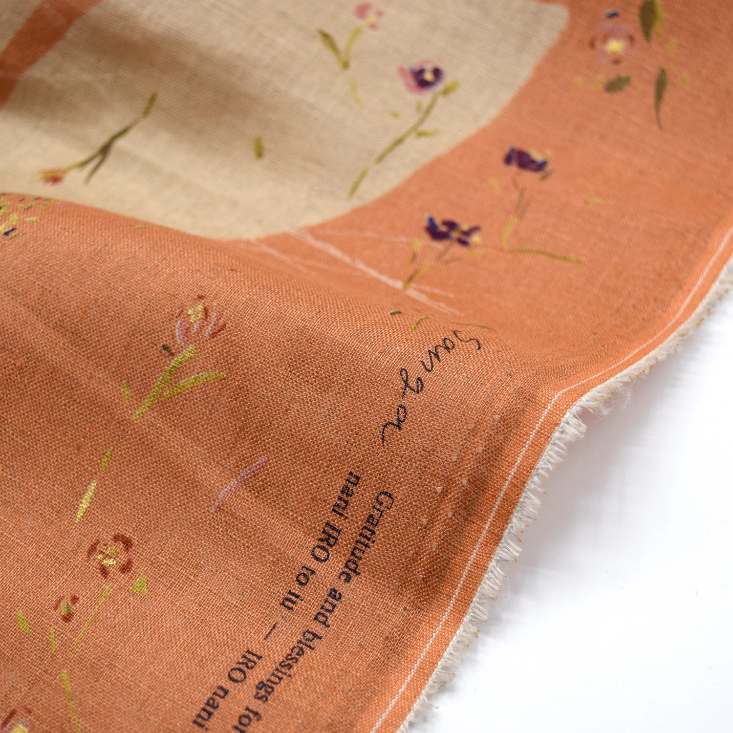 nani IRO Sanga Linen - Orange EGX-11451-1 - Image 4