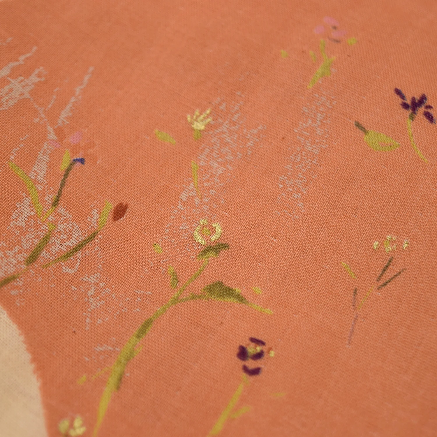 nani IRO Sanga Organic Cotton Double Gauze - Orange EGX-11450-1 - Image 4