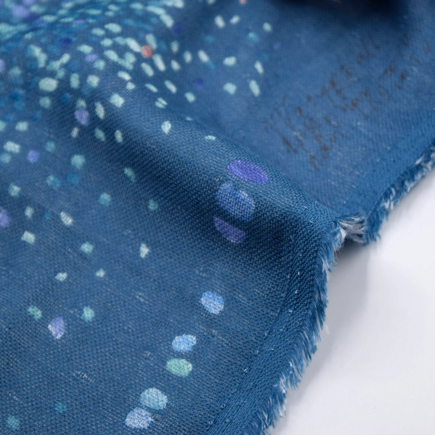 nani IRO Waterfall Cotton Double Gauze - Blue EGX-11430-1 - Image 2