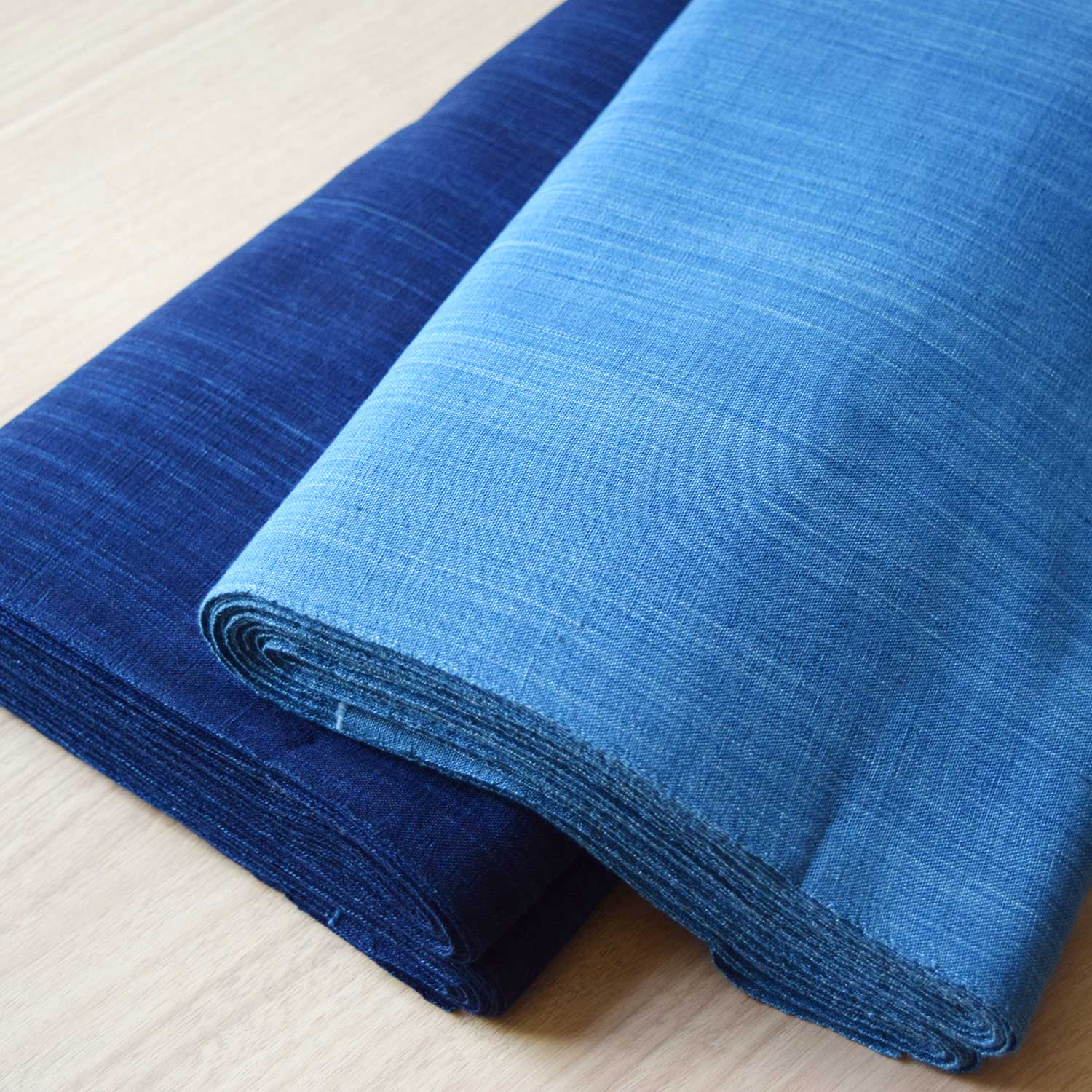 Natural Indigo Yarn-dyed Cotton Solid - Navy [15" Width] - Image 5