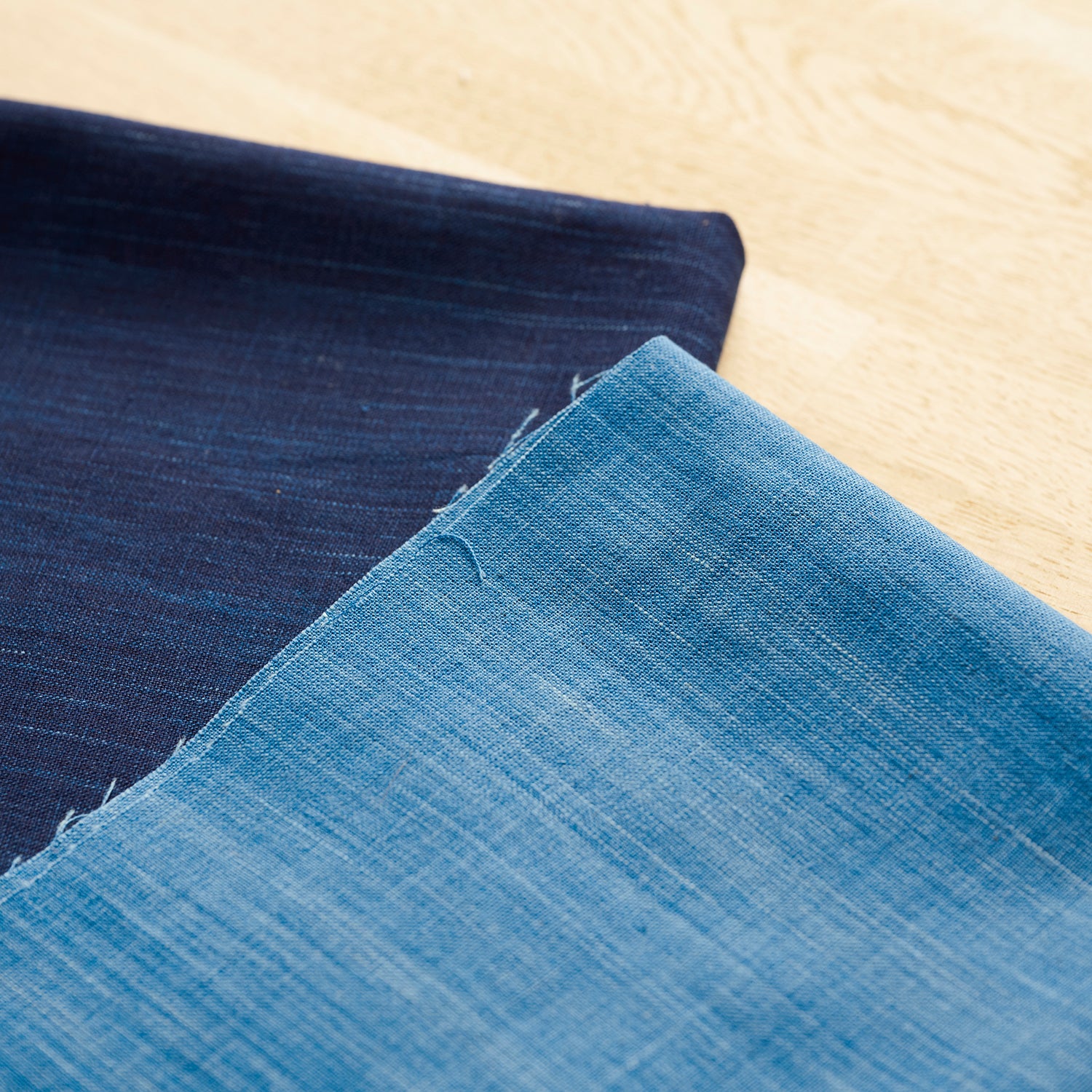 Natural Indigo Yarn-dyed Cotton Solid - Navy [15" Width] - Image 8