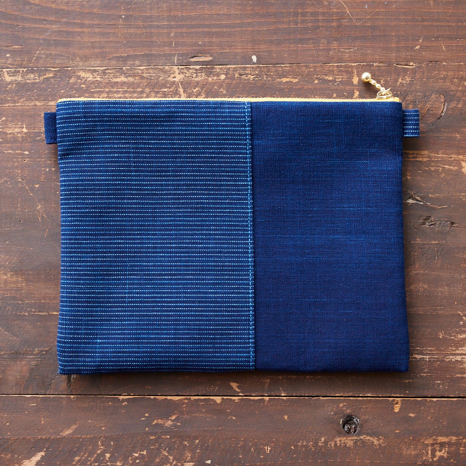 Natural Indigo Yarn-dyed Cotton Solid - Navy [15" Width] - Image 9