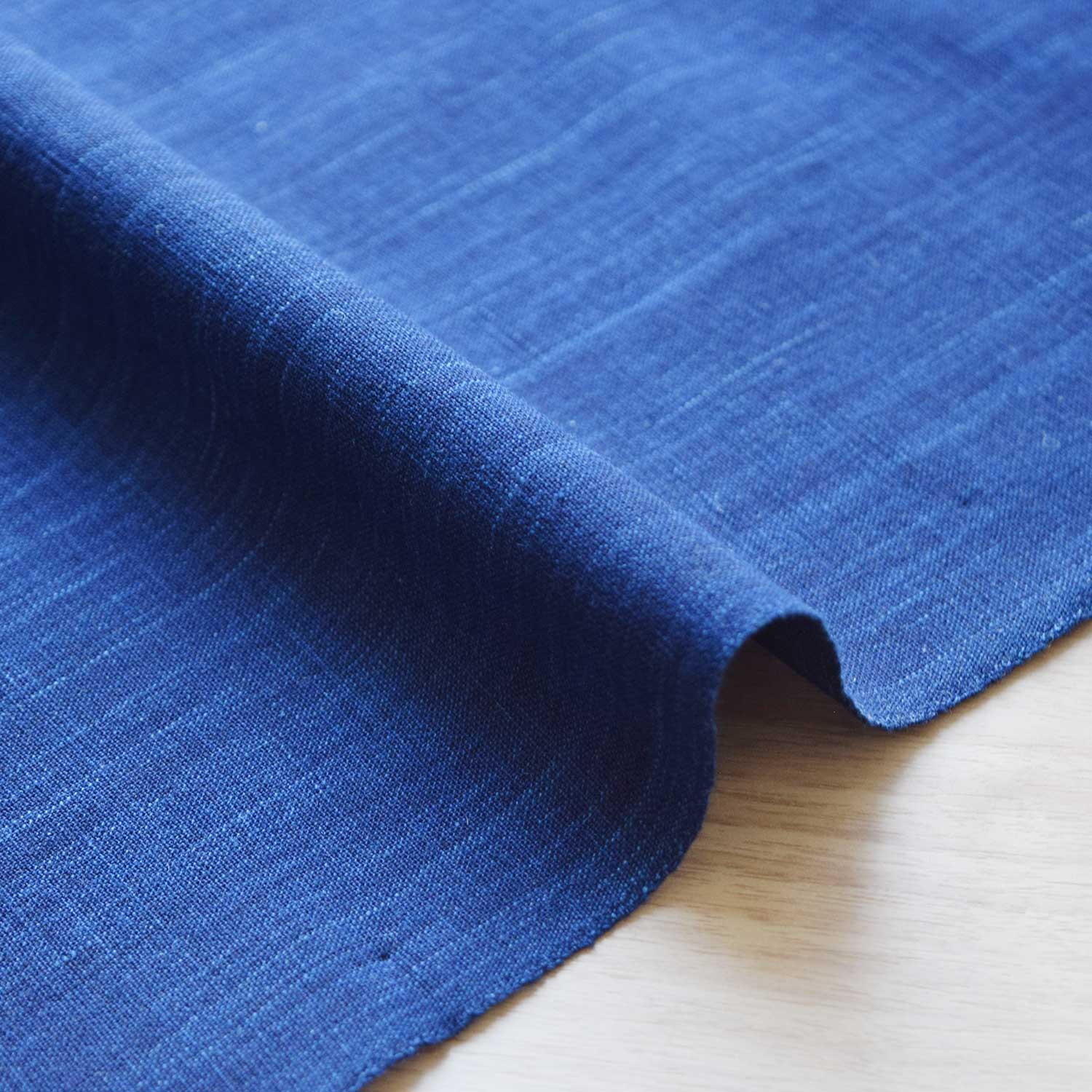 Natural Indigo Yarn-dyed Cotton Solid - Navy [15" Width]