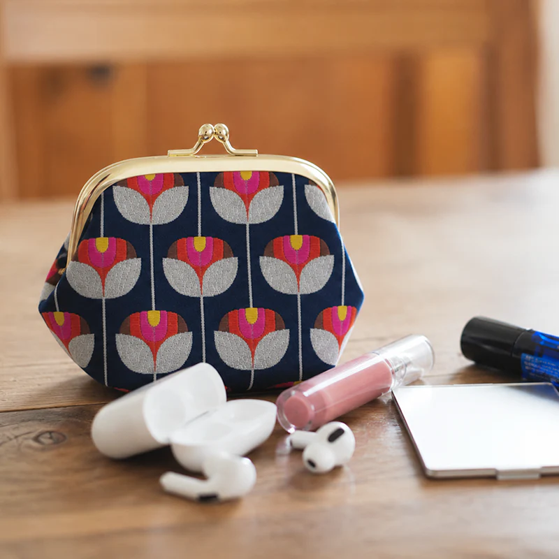 Nishijin-ori Woven Clasp Pouch - Image 11