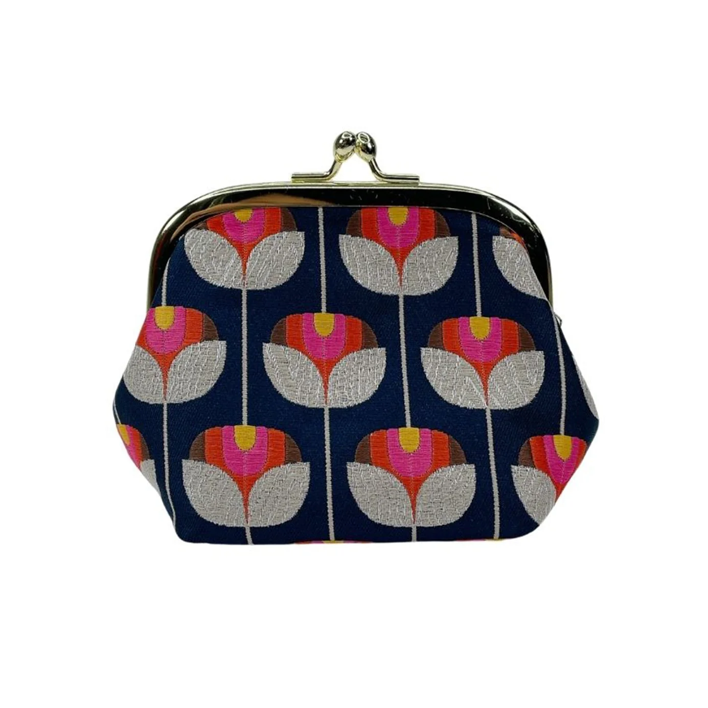 Nishijin-ori Woven Clasp Pouch - Image 12