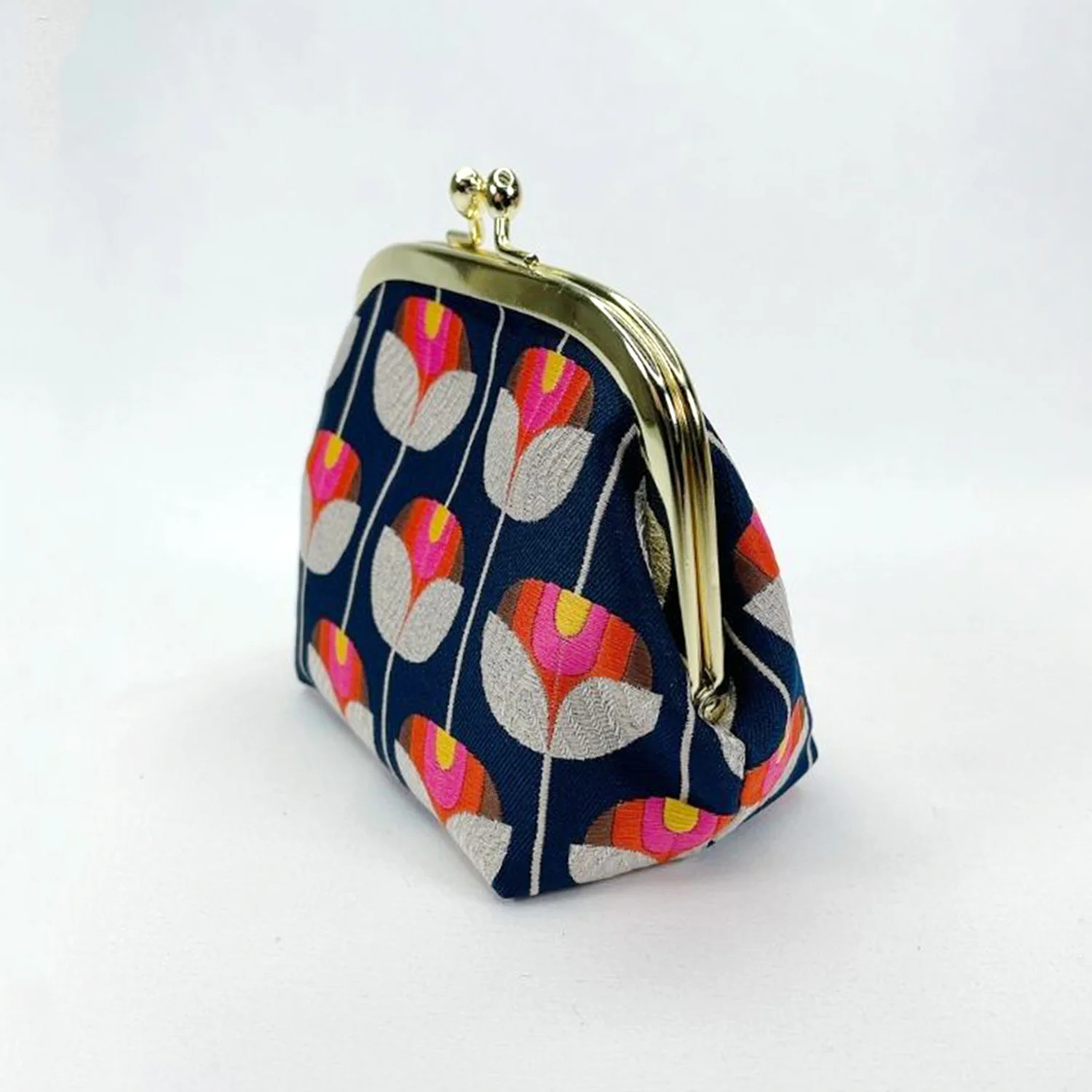Nishijin-ori Woven Clasp Pouch - Image 13