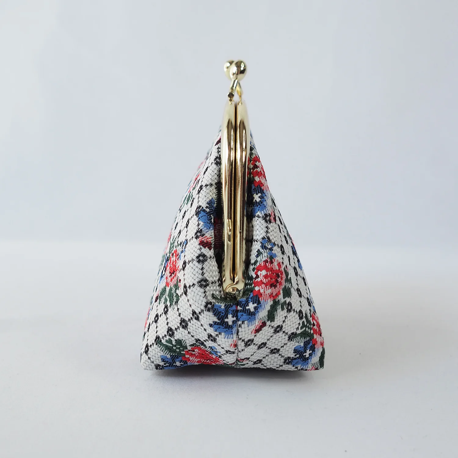 Nishijin-ori Woven Clasp Pouch - Image 4