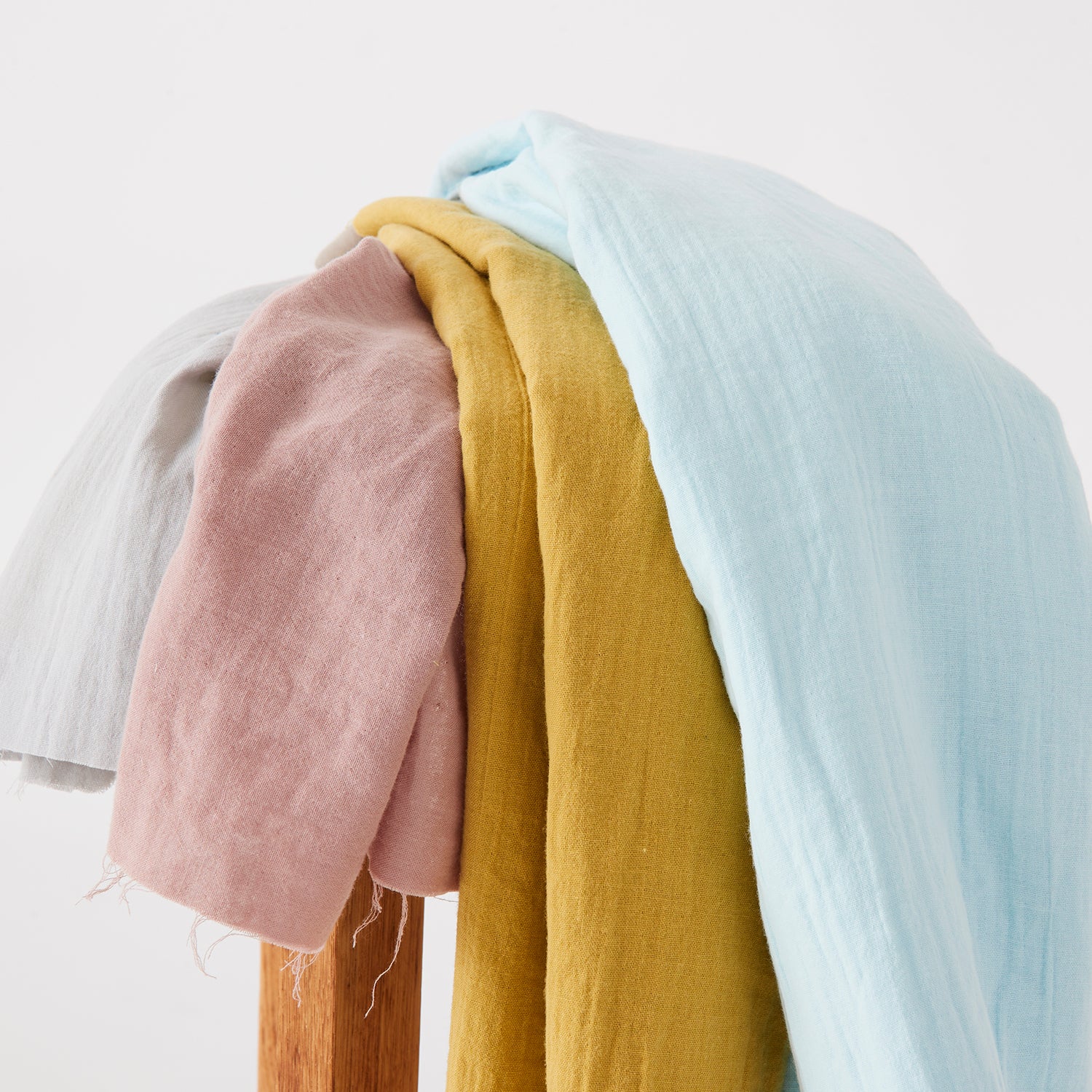 Nuno to Mono 100% Cotton Triple-Washed Double Gauze - Ecru YKA-500-1 - Image 4