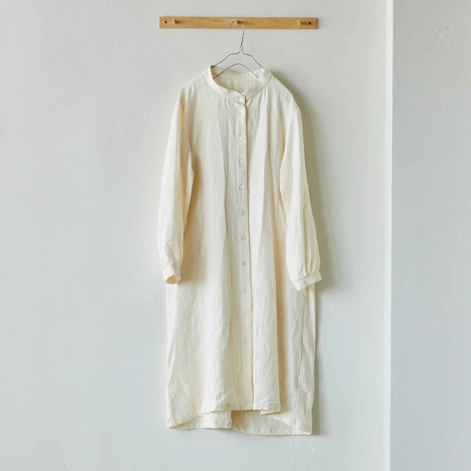 Nuno to Mono 100% Cotton Triple-Washed Double Gauze - Ecru YKA-500-1 - Image 6