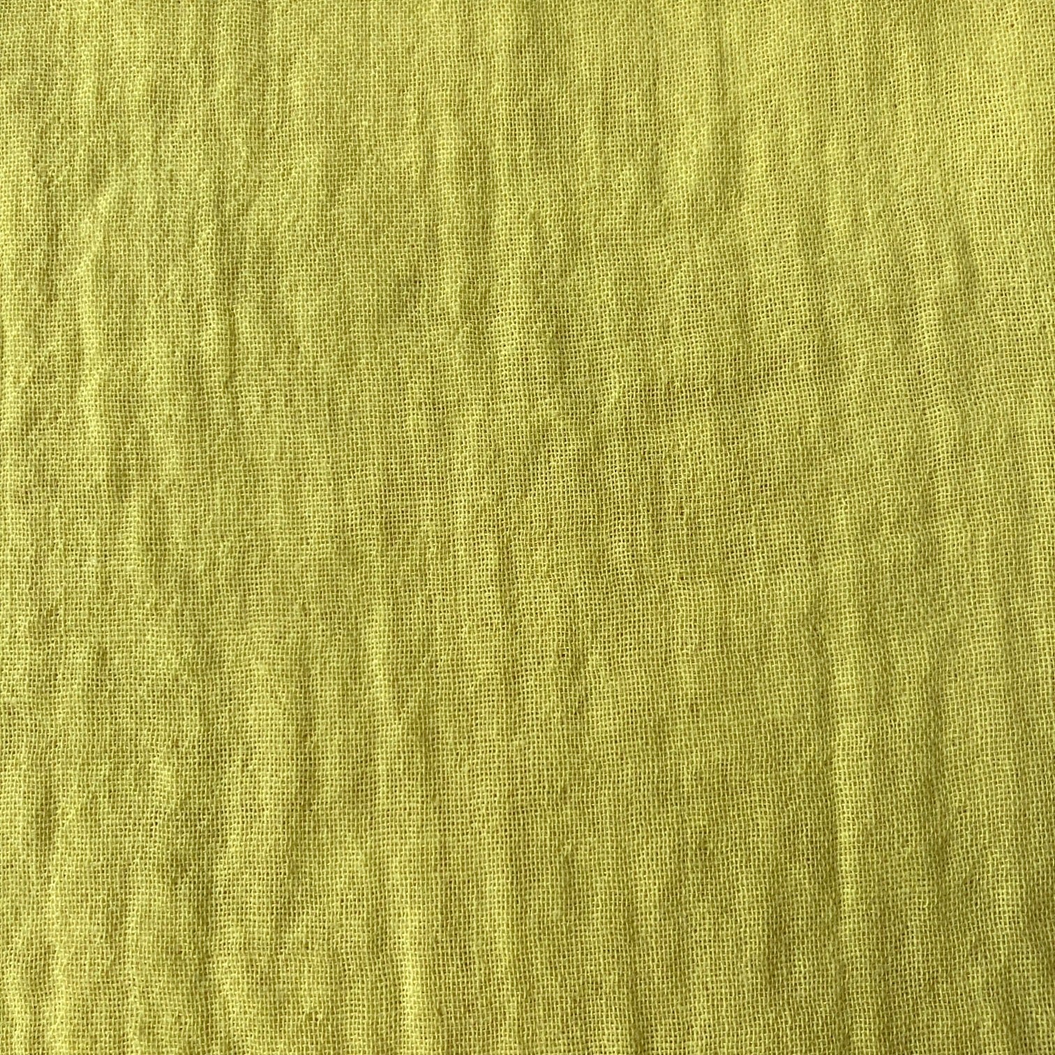 Nuno to Mono 100% Cotton Triple-Washed Double Gauze - Yellow YKA-500-1