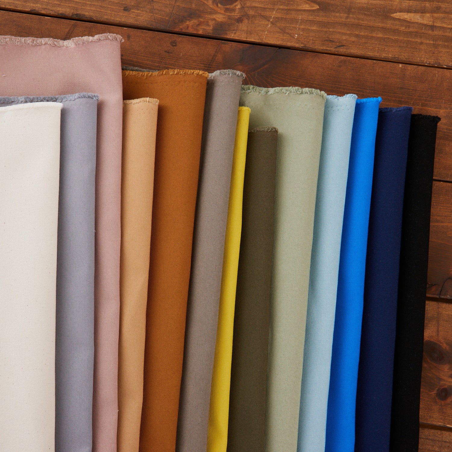 Nuno to Mono Cotton Heavyweight Canvas - Mustard YKA-530-1 - Image 3