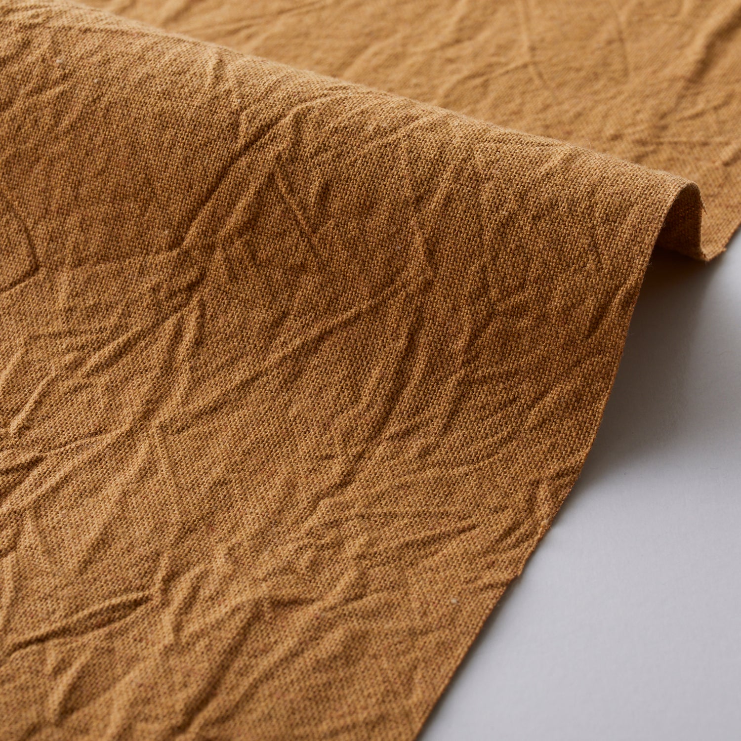 Nuno to Mono Cotton Linen Washed Canvas - Brown YKA-510-1