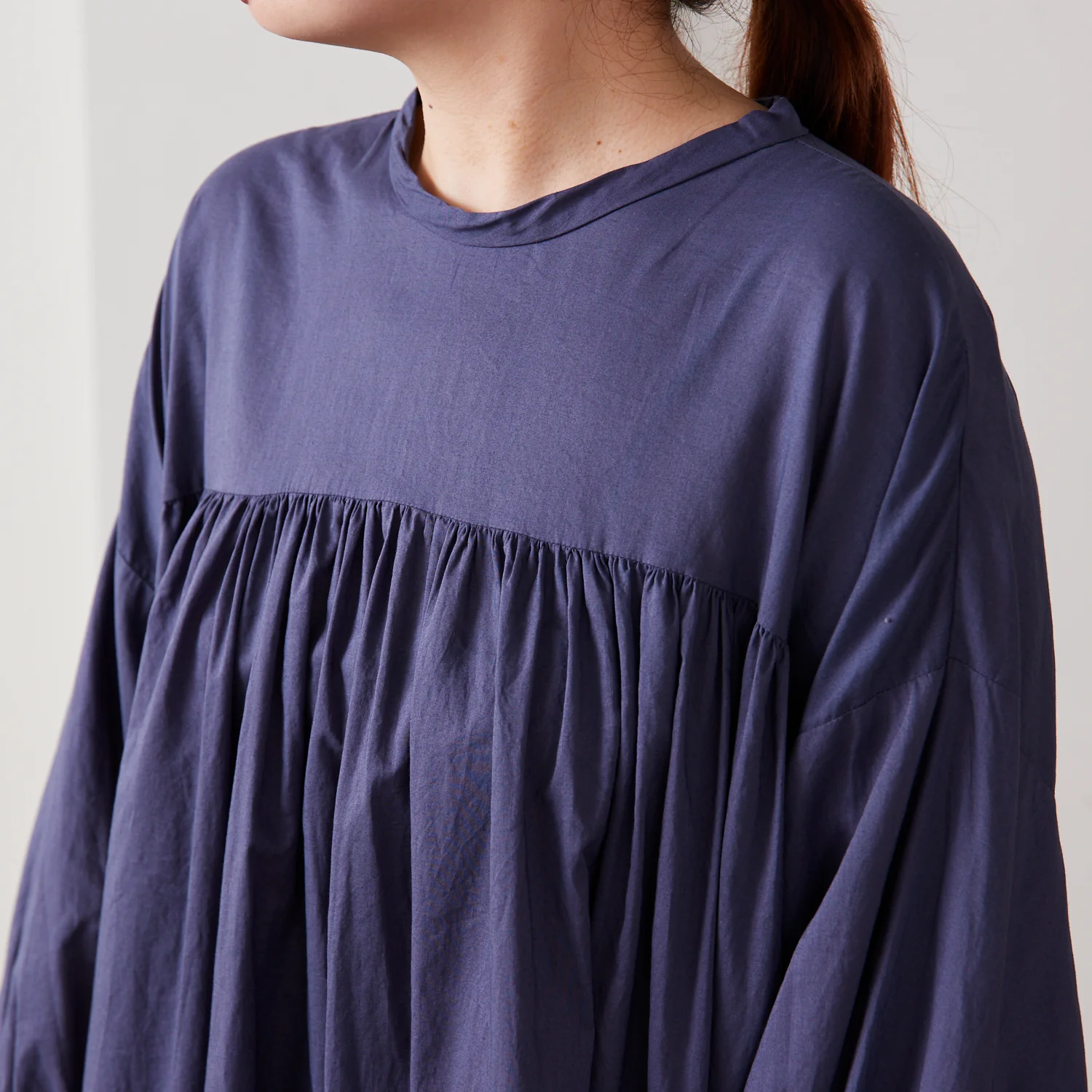 Nuno to Mono Cotton Washed Lawn - Ash Purple YKA-590-1 - Image 6