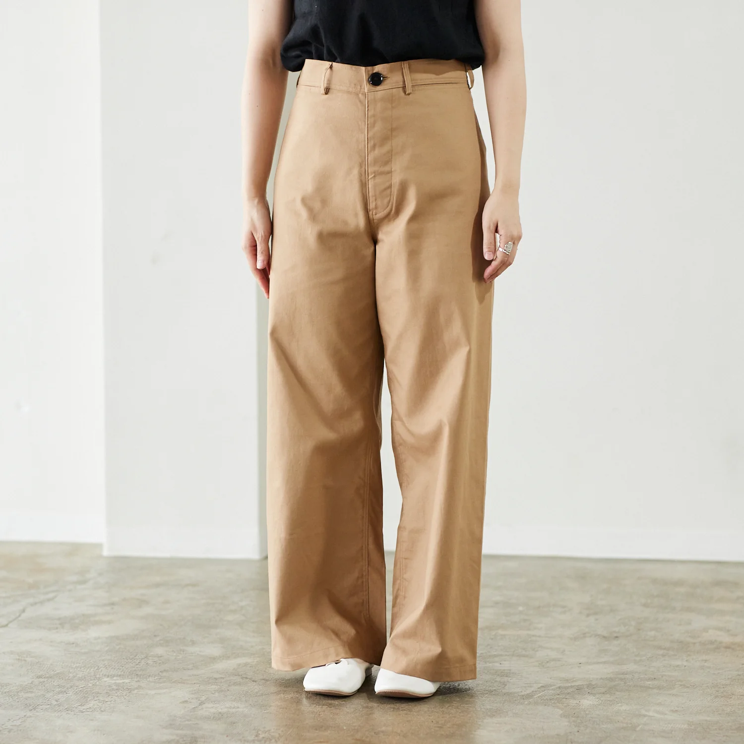 Organic Cotton Oxford - Light Brown - Image 5