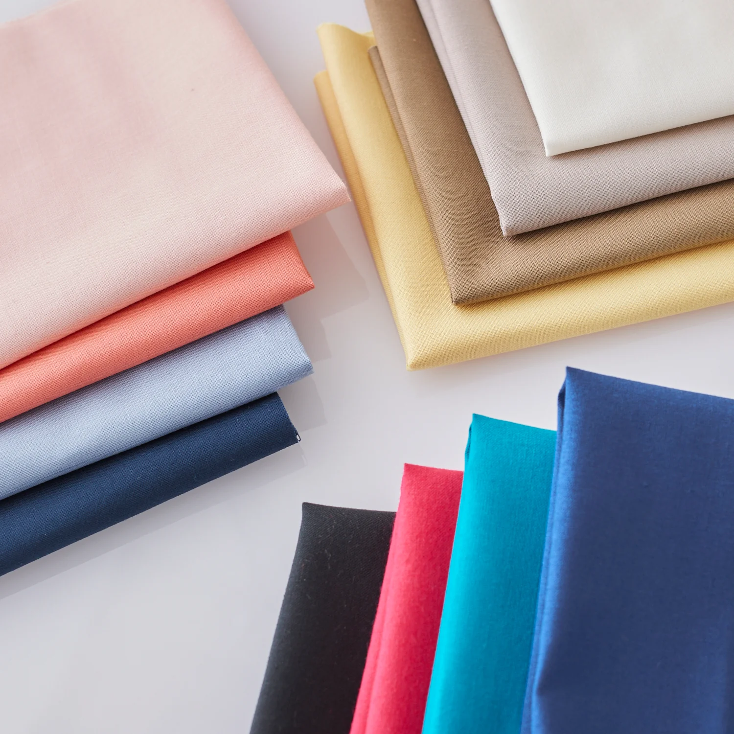 Organic Cotton Sheeting 13 Colors - White - Image 4
