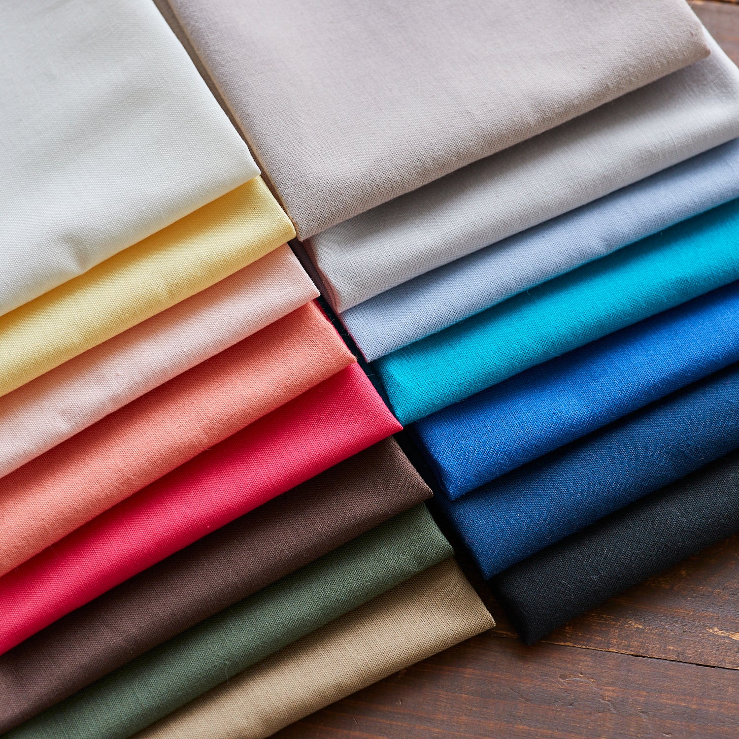 Organic Cotton Sheeting 13 Colors - White - Image 5