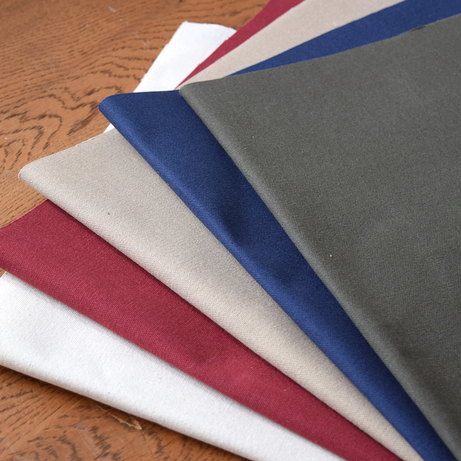 Paraffin Waxed Cotton Heavyweight Canvas - Black Khaki L1050-1 - Image 3