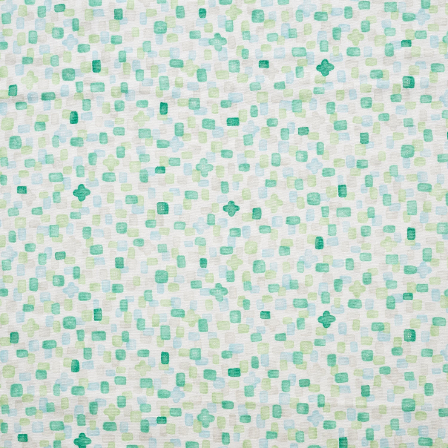 Pastel Geometric Cool Breeze Double Gauze - Green YGA-91090-1 - Image 3