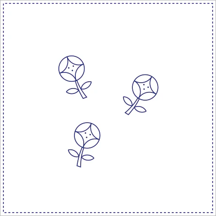 Sashiko Linen Handkerchief Kit - Image 6