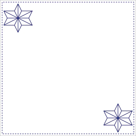 Sashiko Linen Handkerchief Kit - Image 7