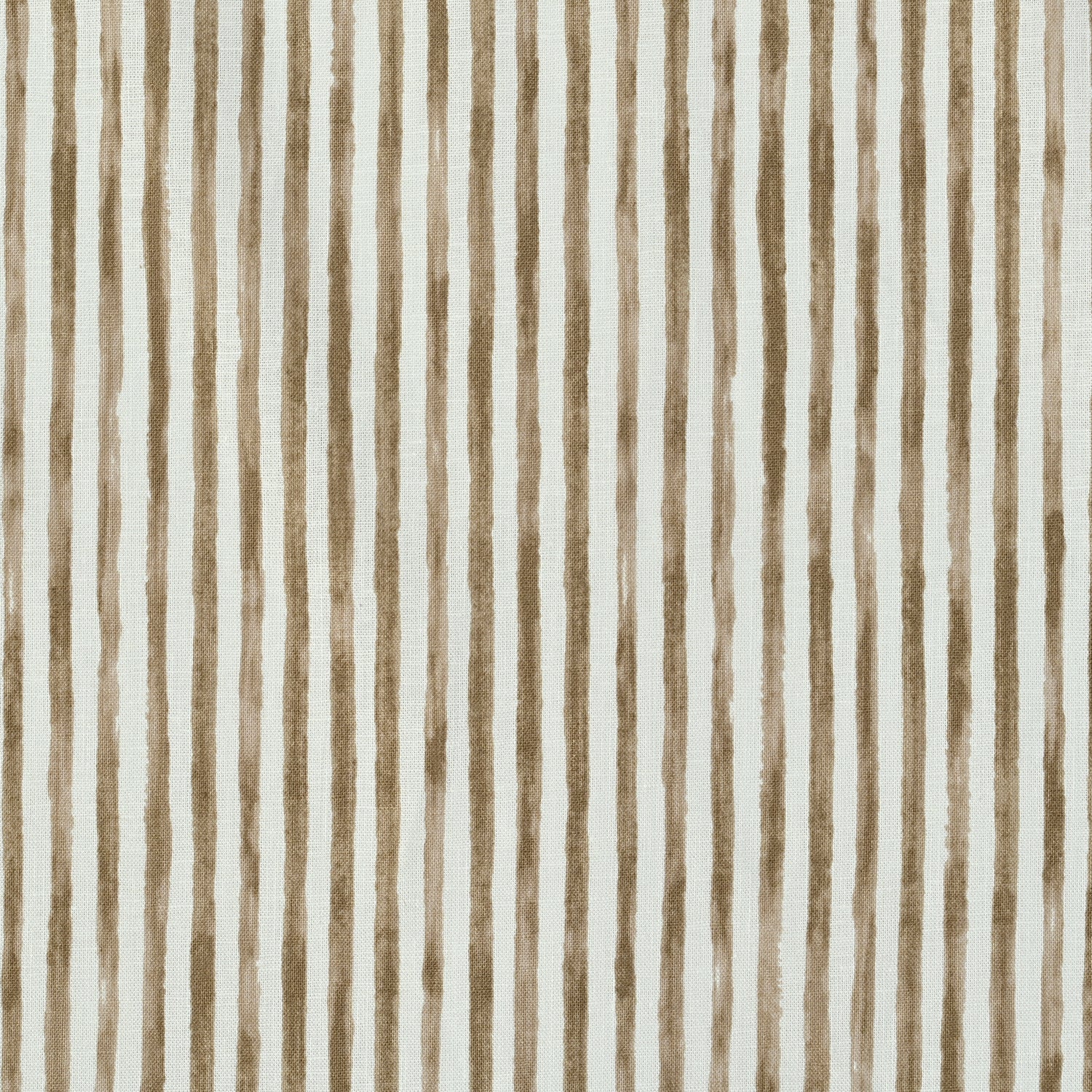 Shima Shima Stripe Linen Cotton Sheeting - Beige TC-1050-1