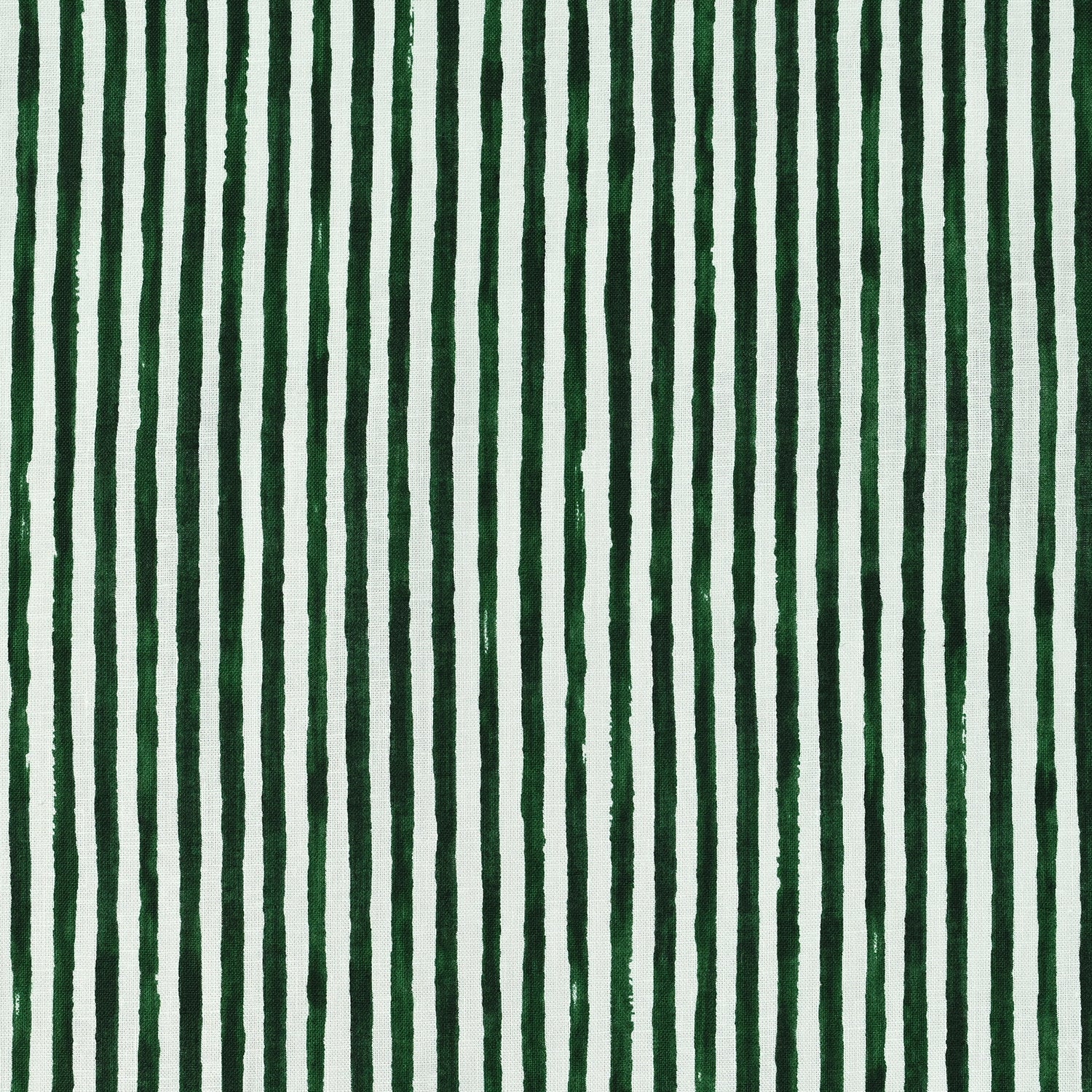 Shima Shima Stripe Linen Cotton Sheeting - Green TC-1050-1