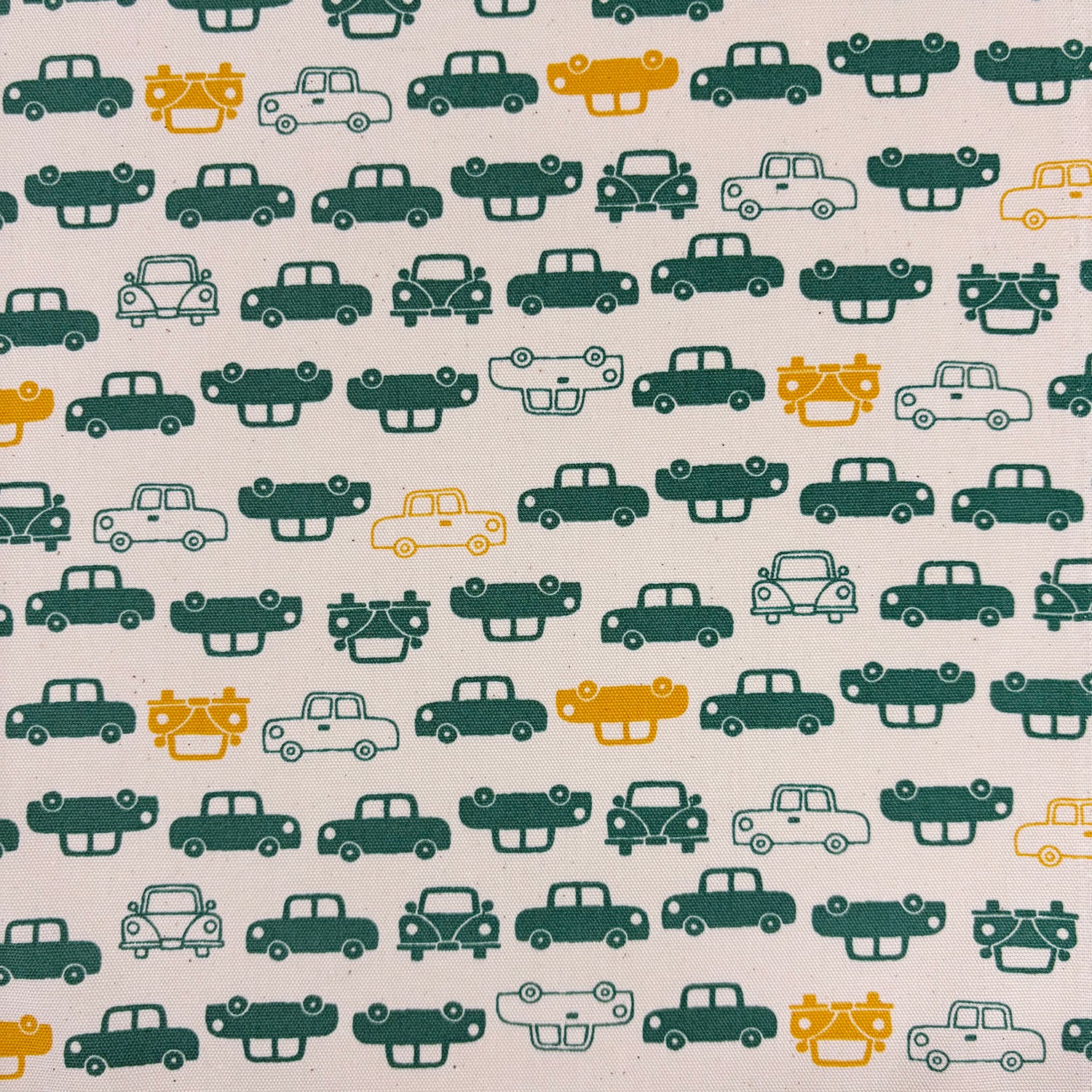 Simply Palette Car Prints Cotton Oxford - Beige YPA-69010-3