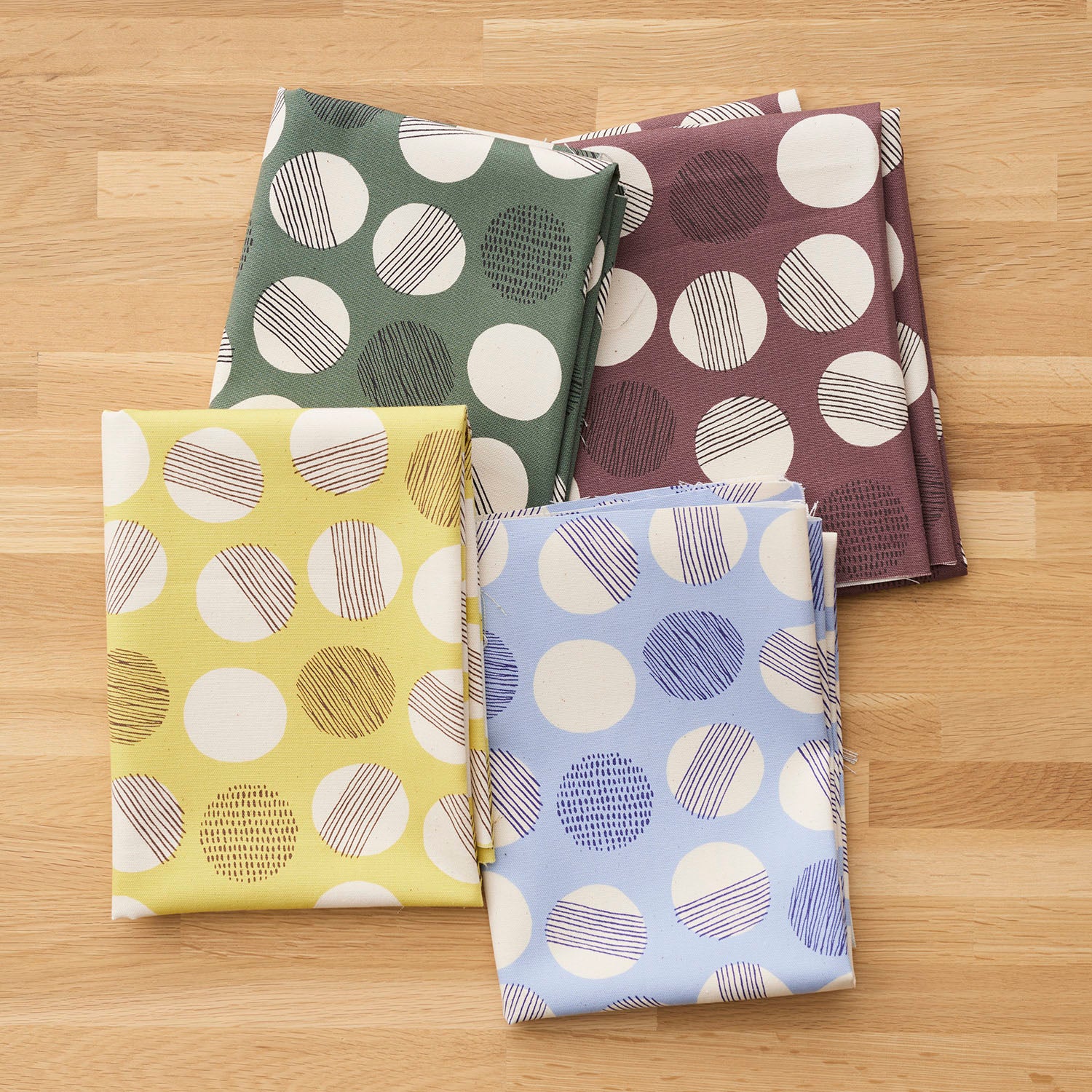 Simply Palette Polka Dot Cotton Oxford - Yellow YPA-69020-2 - Image 2