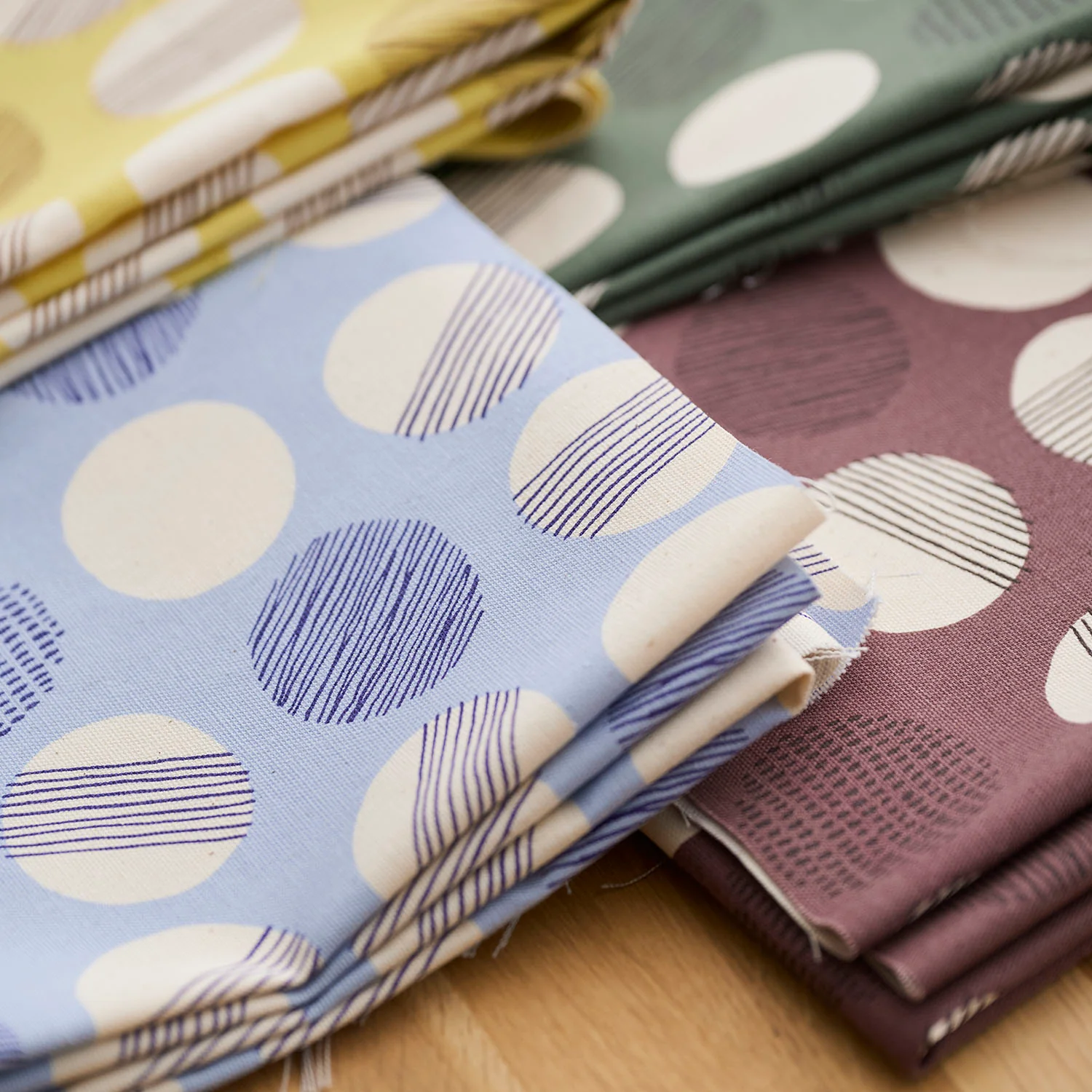 Simply Palette Polka Dot Cotton Oxford - Blue YPA-69020-2 - Image 4