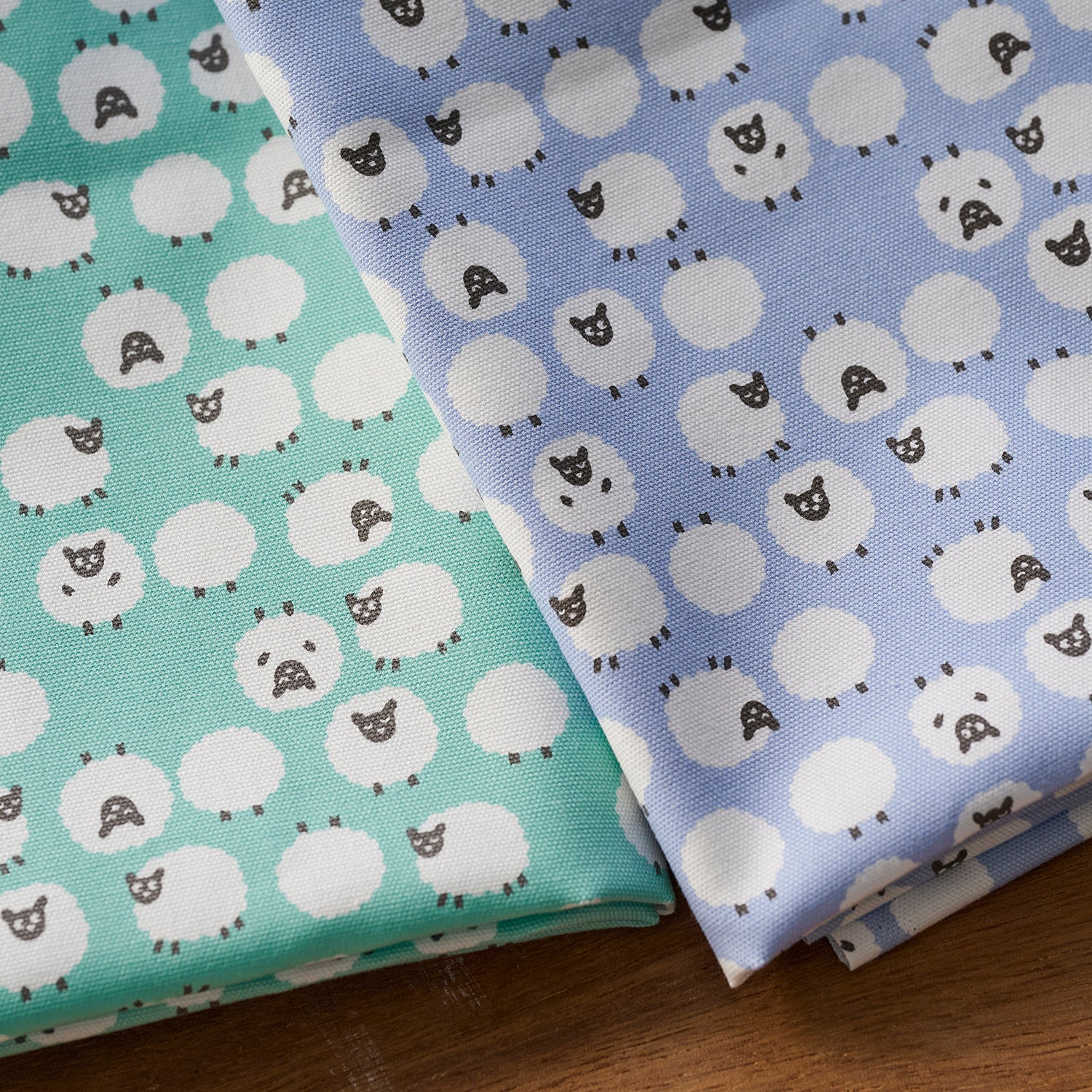 Simply Palette Sheep Prints Cotton Oxford - Light Grey YPA-69010-2 - Image 5
