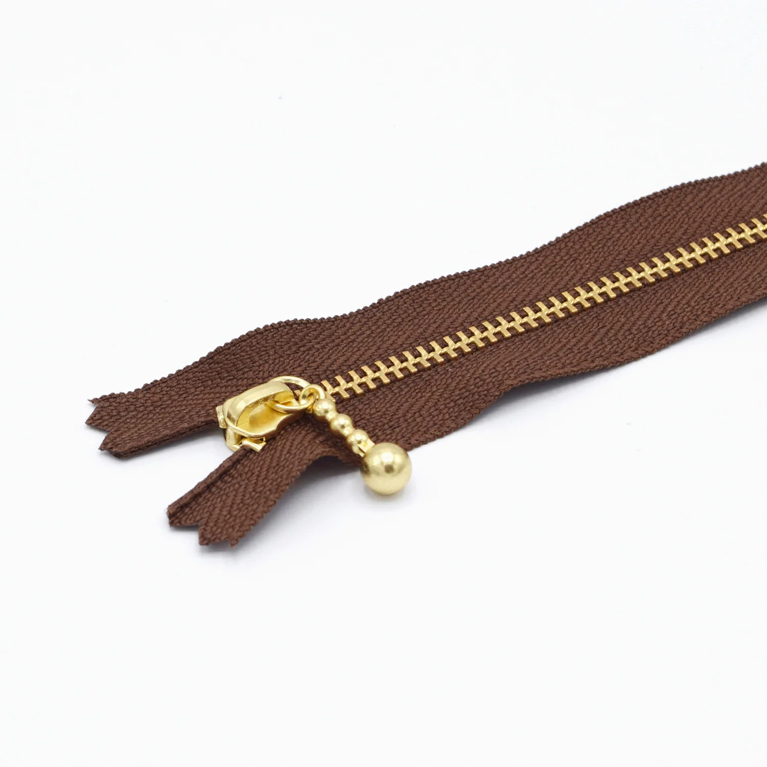 YKK Gold Ball Chain Zippers 20CM - Image 11